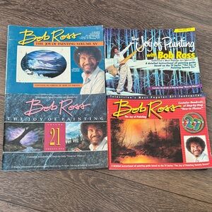 Vintage Bob Ross The Joy of Painting Book Set
